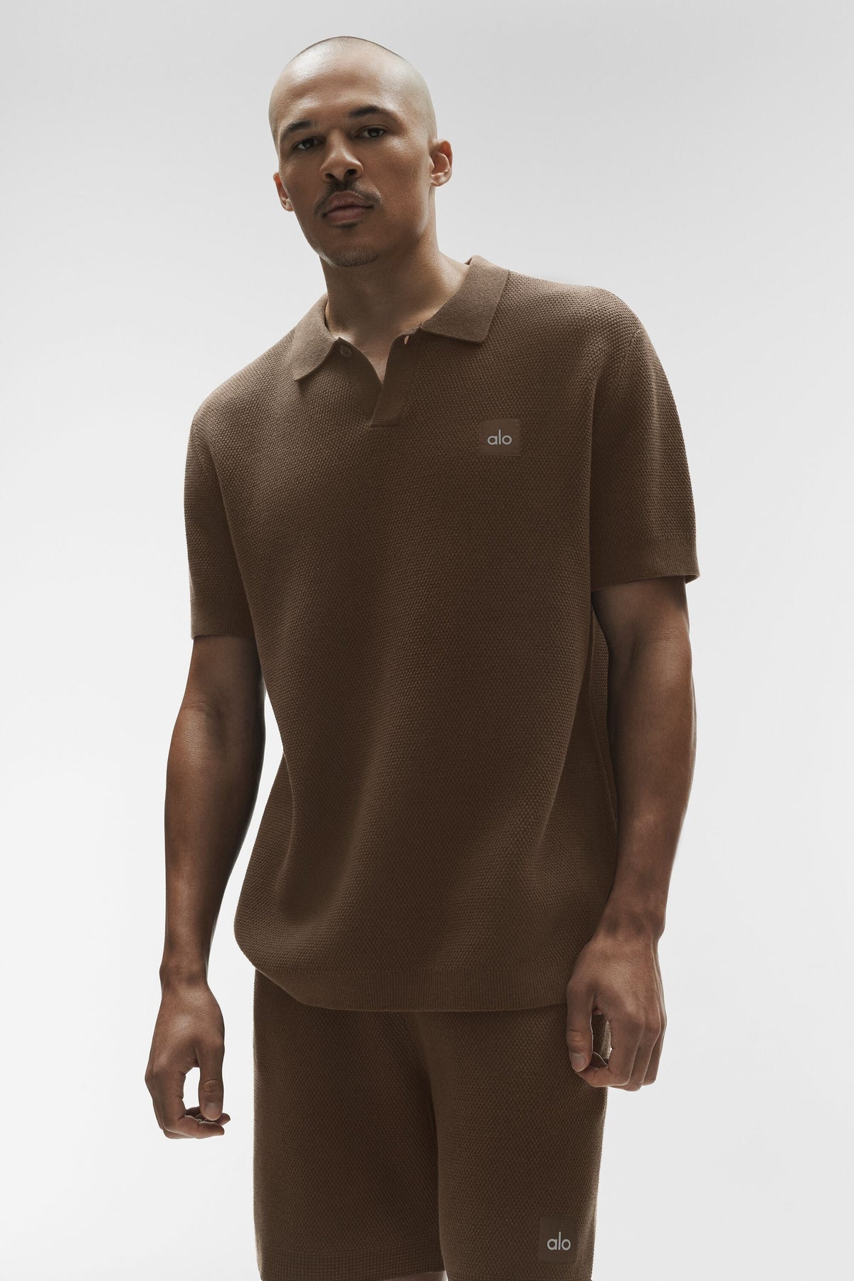 Polo Sports Club en maille - Espresso