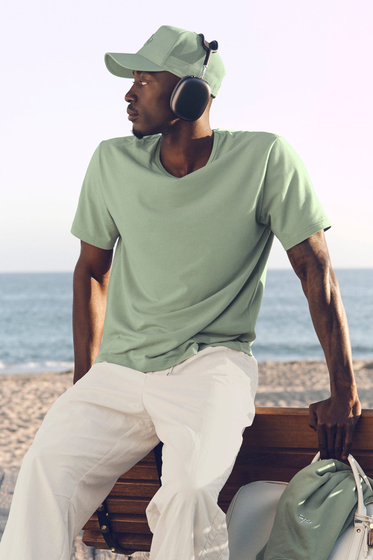 T-shirt Street Essential - Herbe des dunes