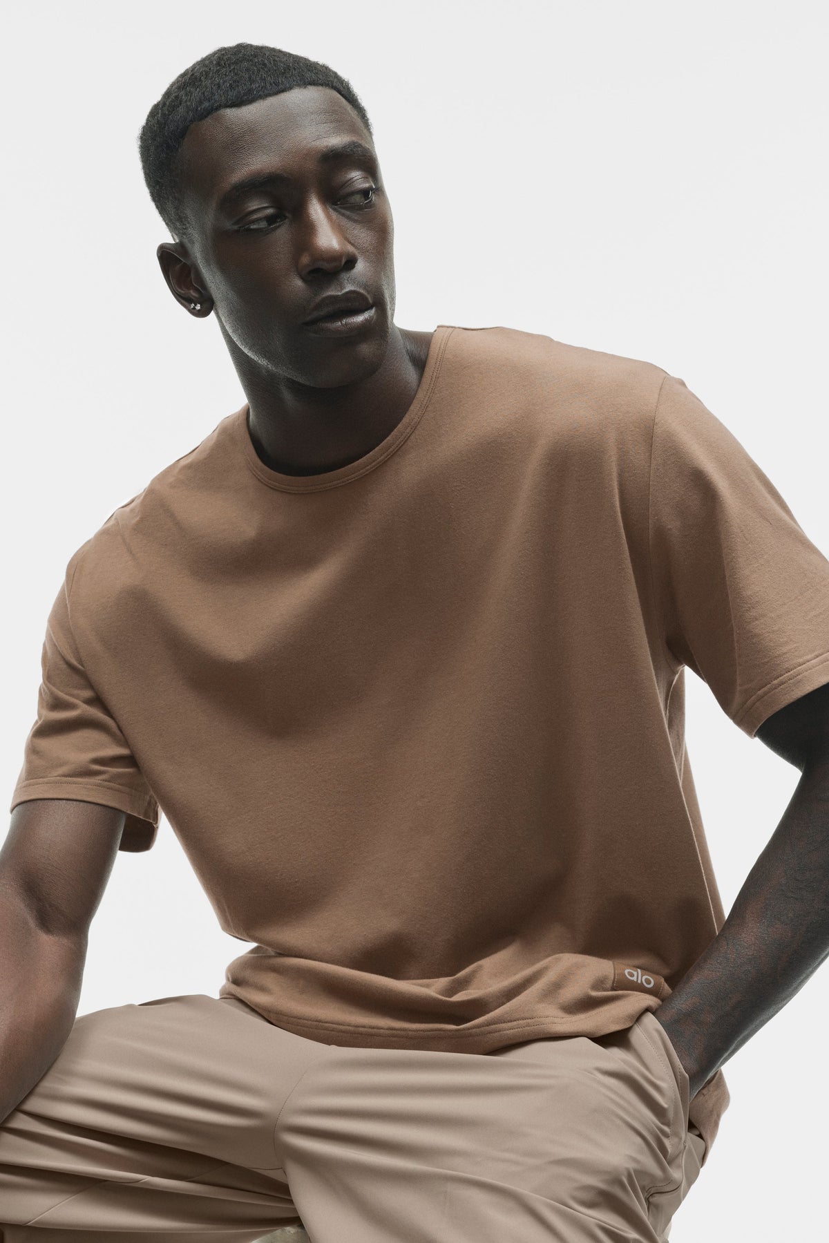 T-shirt Street Essential - Brun Java