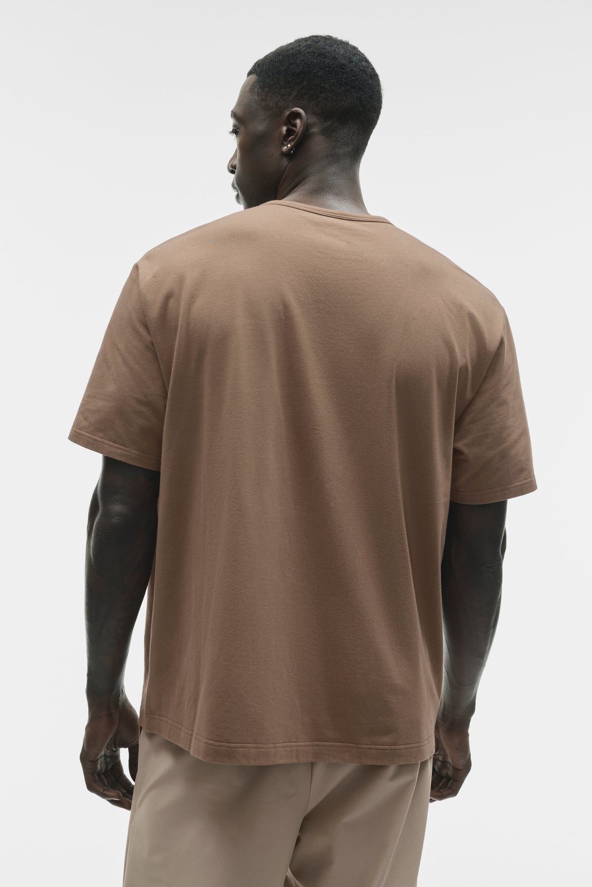 T-shirt Street Essential - Brun Java