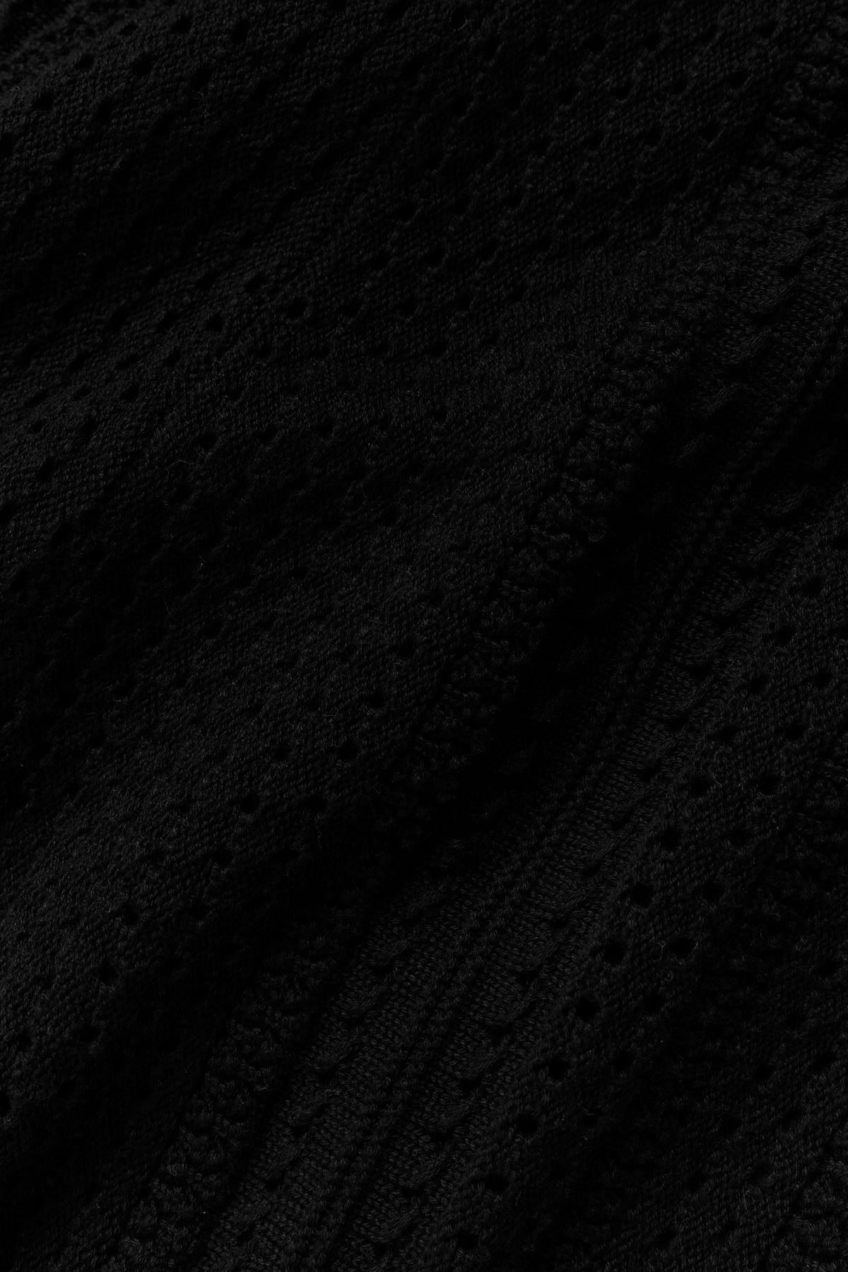 Polo à manches courtes Coastline en maille - Noir