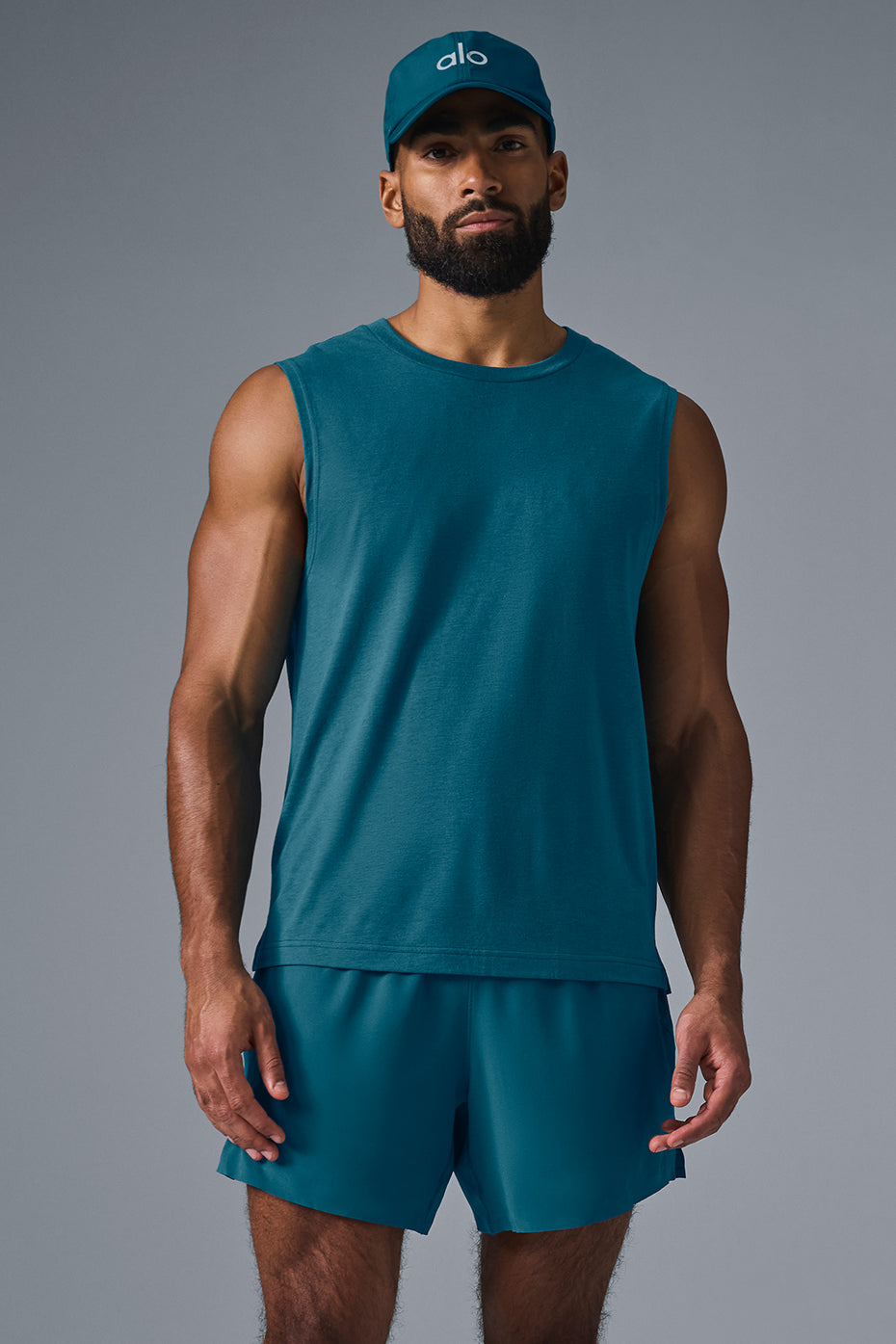 Débardeur de musculation Triumph - Bleu-vert océan