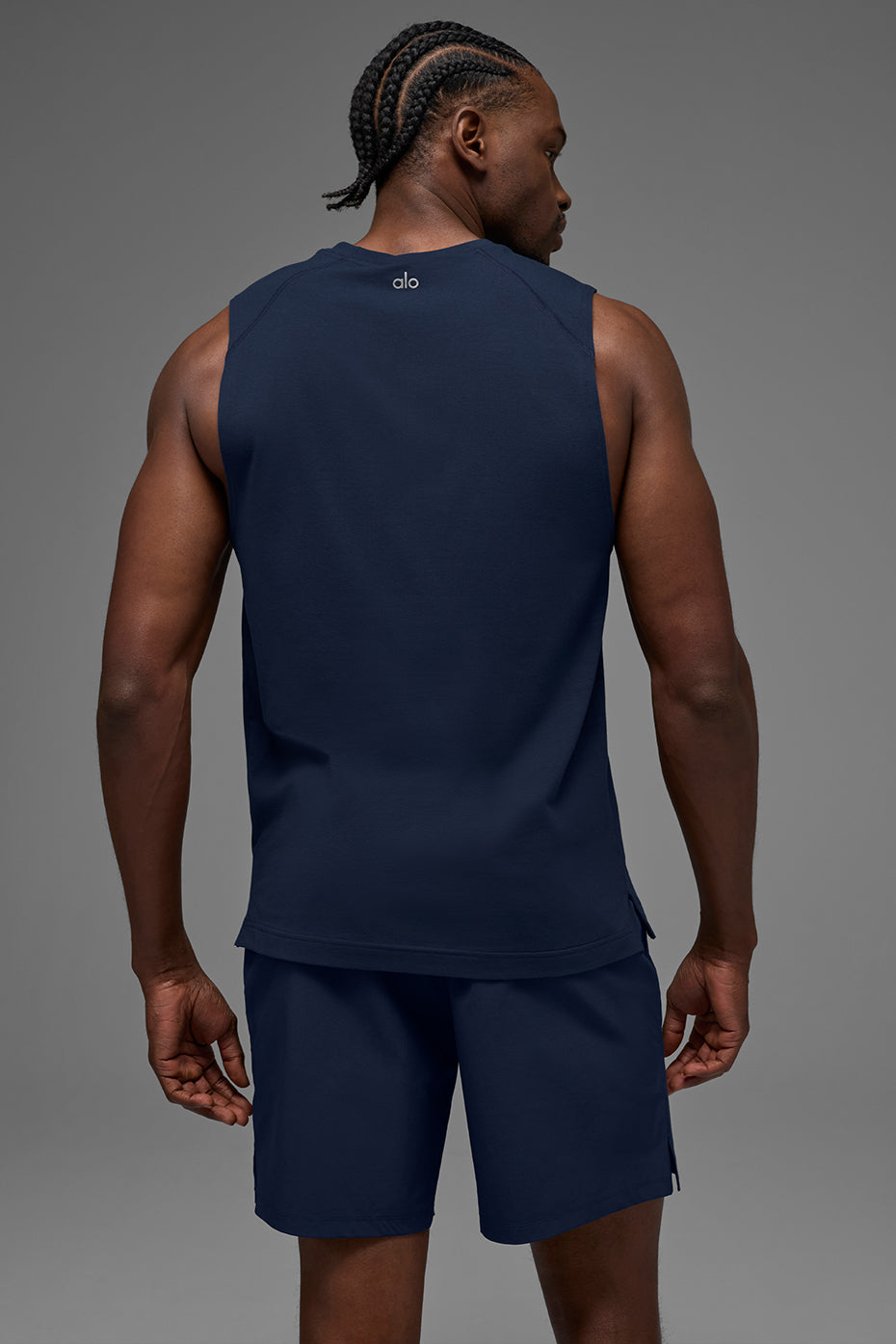 Débardeur de musculation ALO Vapor - Bleu marine