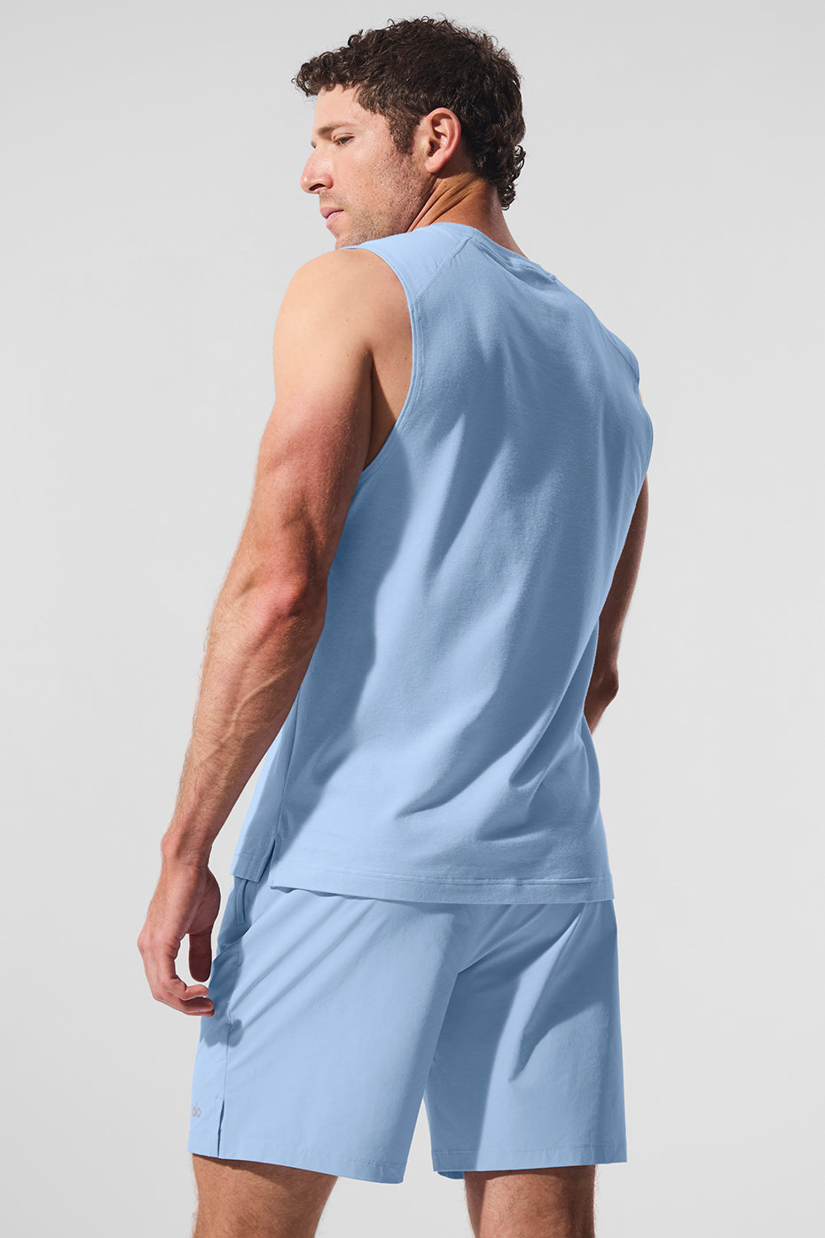 Débardeur de musculation ALO Vapor - Bleu coquillage
