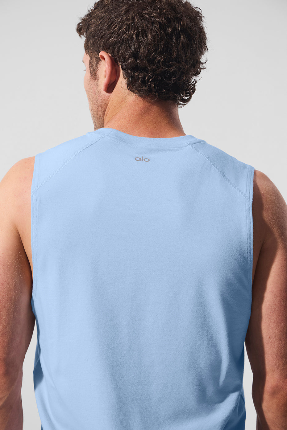 Débardeur de musculation ALO Vapor - Bleu coquillage