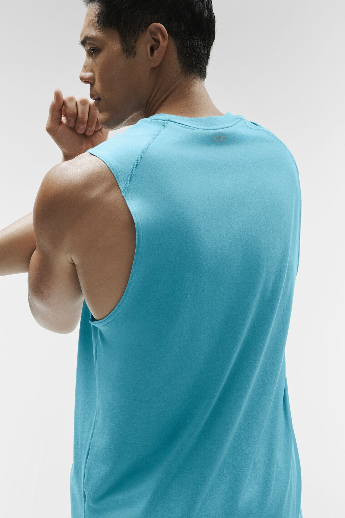 Débardeur de musculation ALO Vapor - Bleu brise