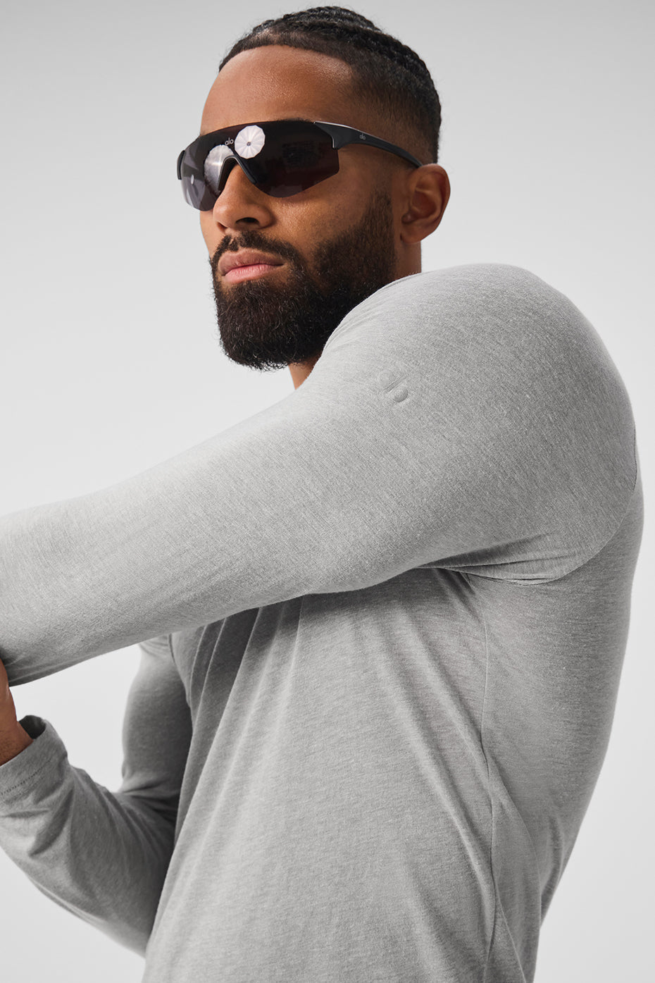 T-shirt à manches longues Triumph - Gris chiné sport