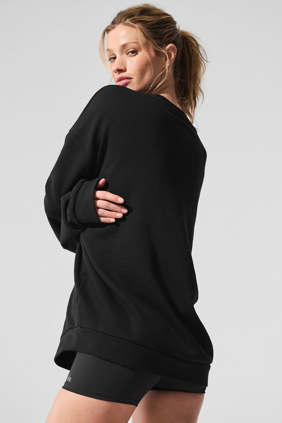 Pull à col rond Chill - Noir