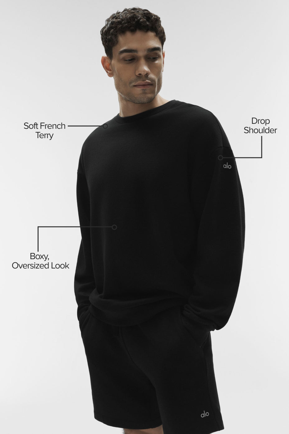 Pull à col rond Chill - Noir
