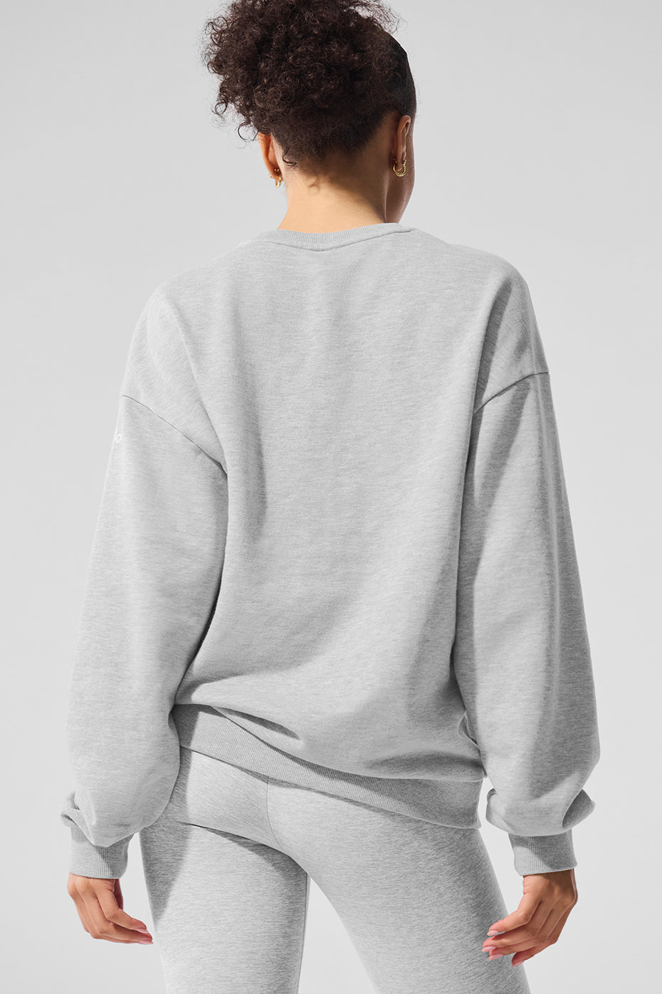 Pull à col rond Chill - Gris chiné sport