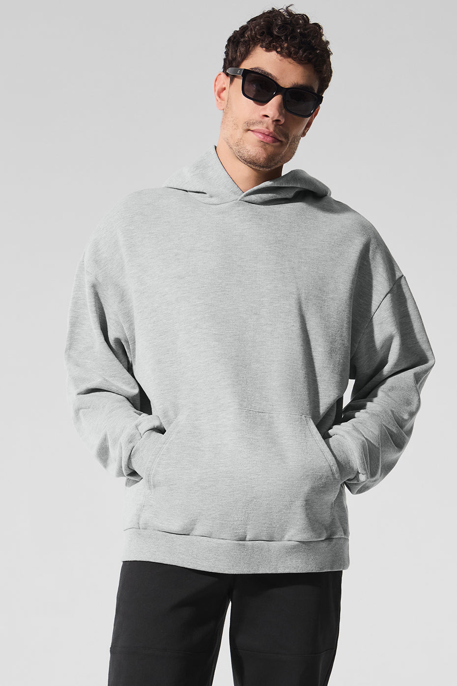 Sweat à capuche Chill - Gris chiné sport