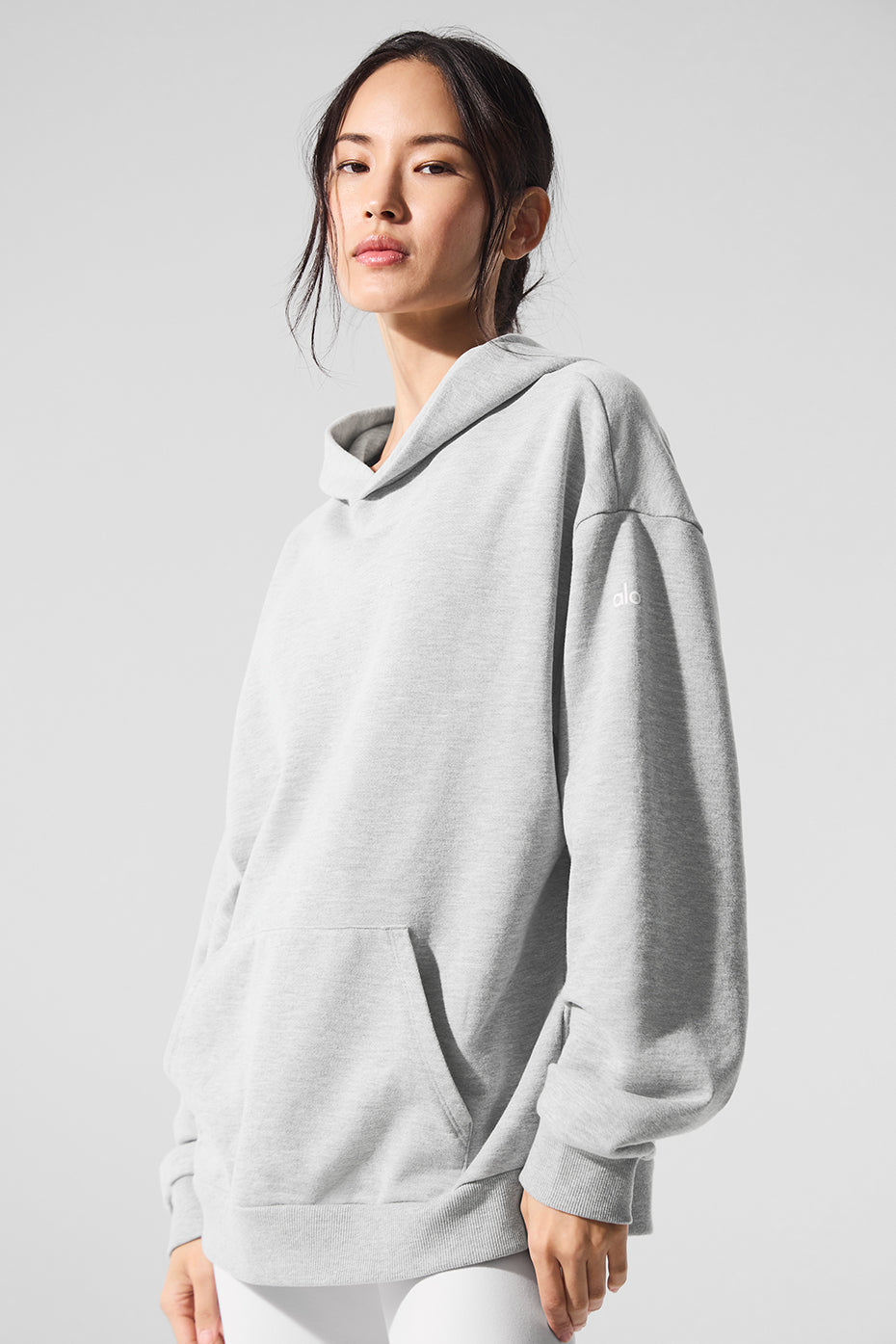 Sweat à capuche Chill - Gris chiné sport