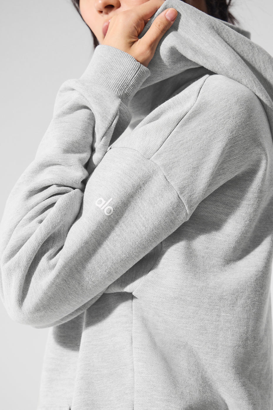 Sweat à capuche Chill - Gris chiné sport