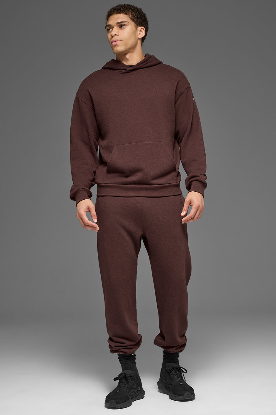 Sweat à capuche Chill - Brun pierre