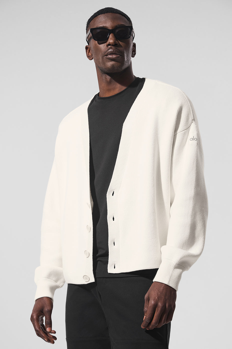Cardigan Scholar en maille - Ivoire
