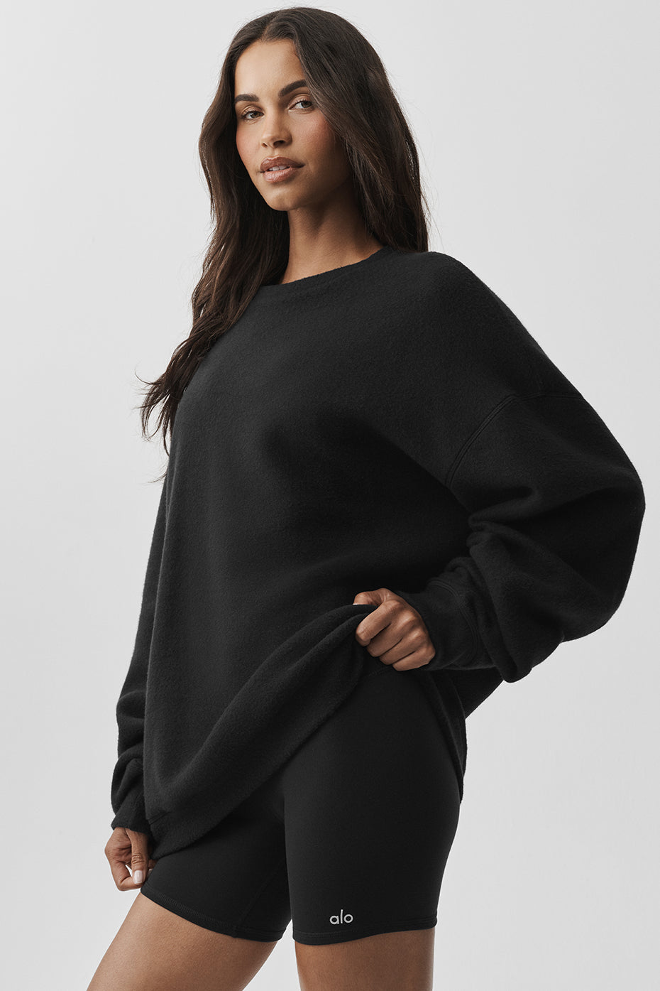 Sweat à col rond Triumph Restore - Noir