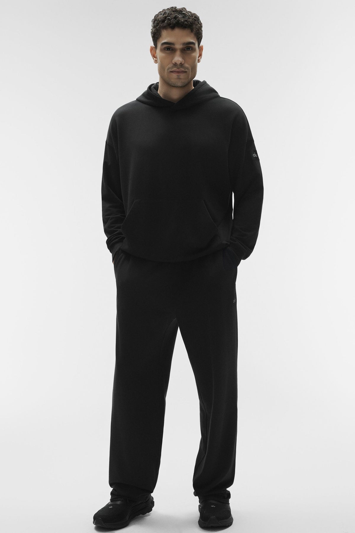 Sweat à capuche Double Take - Noir