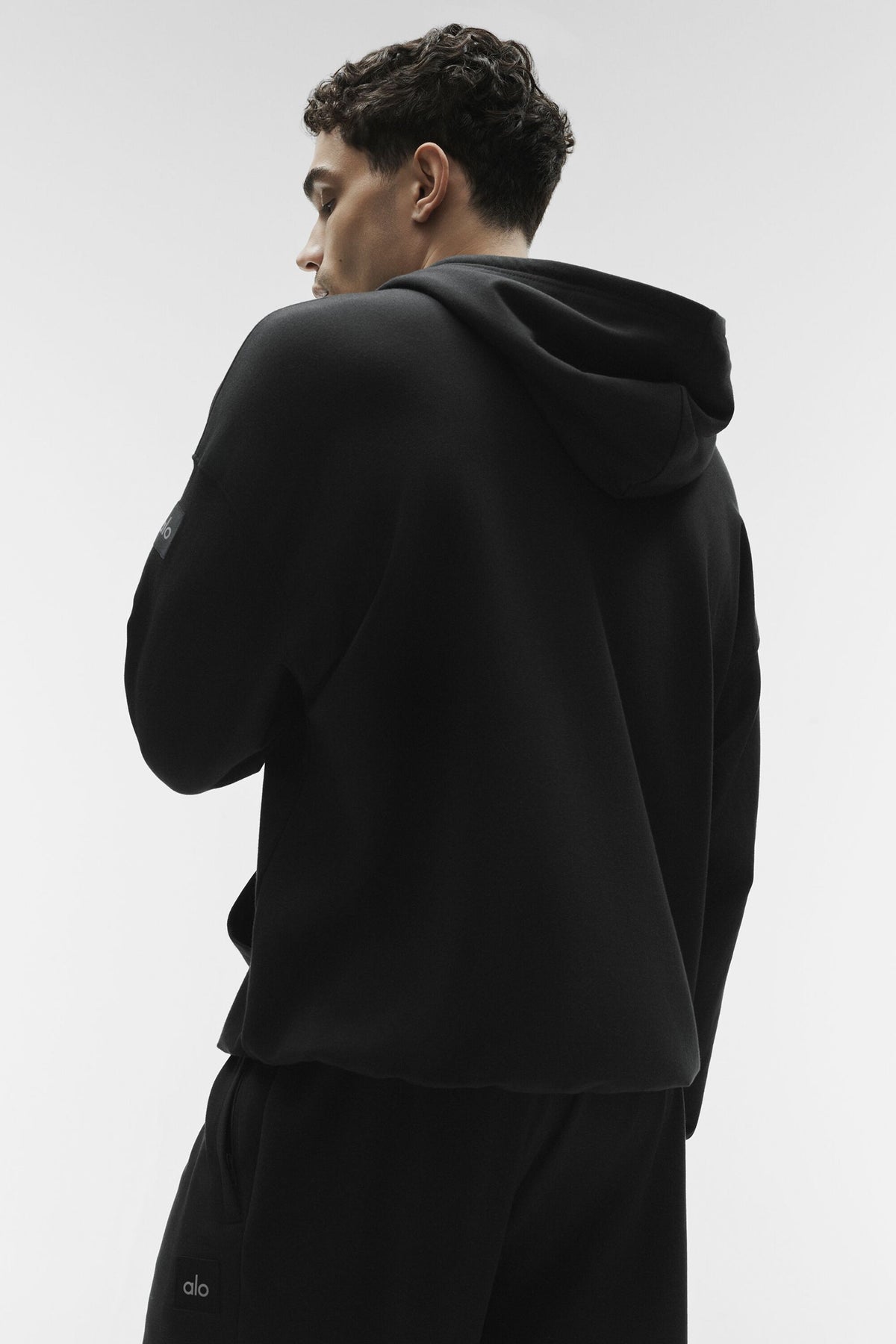 Sweat à capuche Double Take - Noir