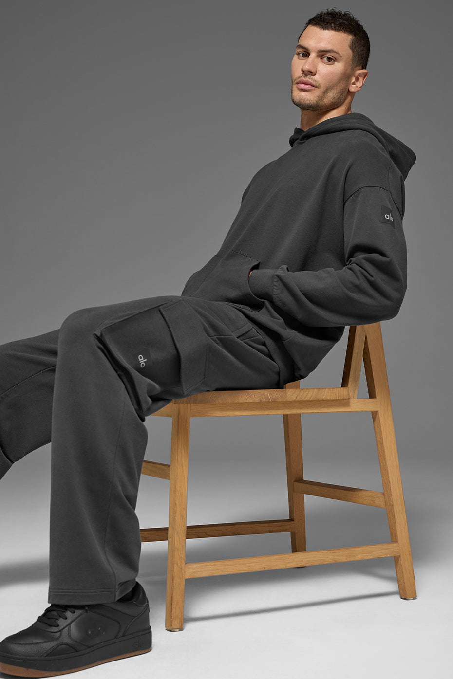 Sweat à capuche Double Take - Anthracite