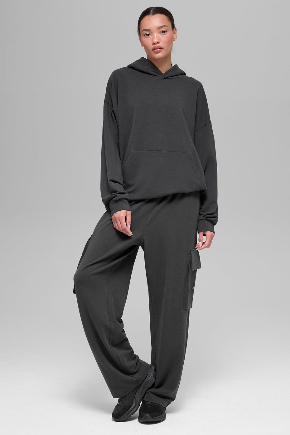 Sweat à capuche Double Take - Anthracite