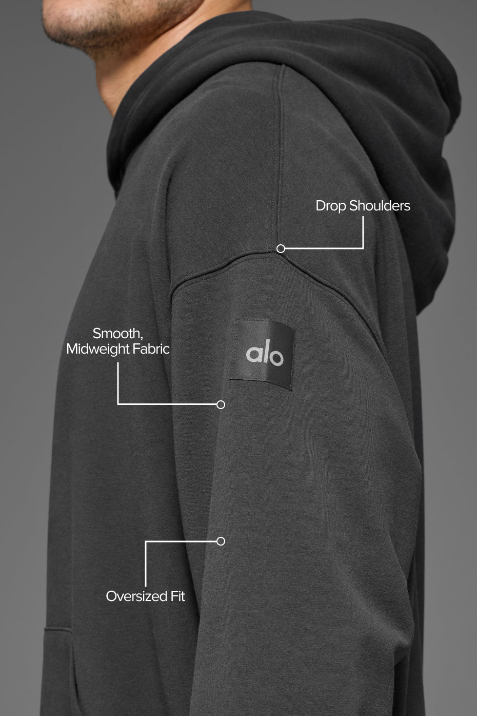 Sweat à capuche Double Take - Anthracite