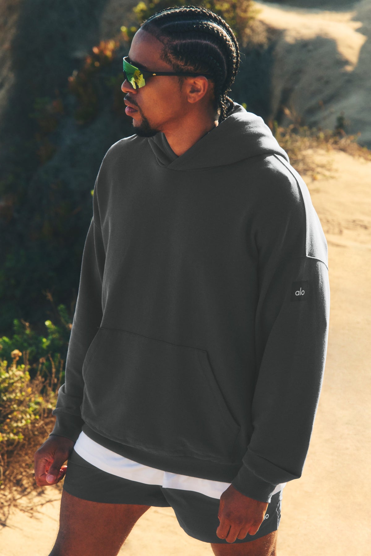 Sweat à capuche Double Take - Anthracite