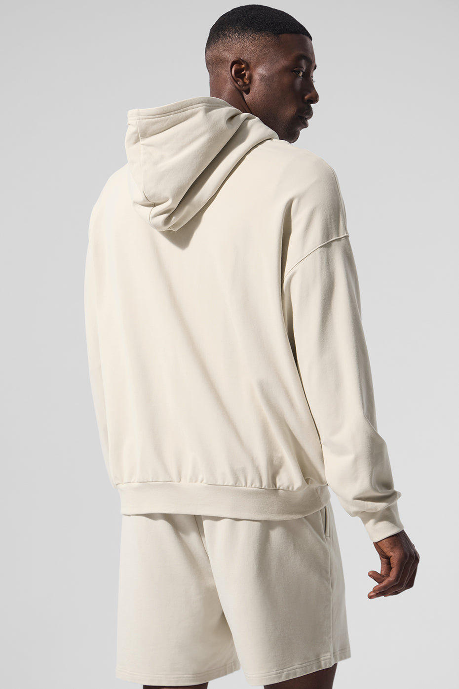 Sweat à capuche Double Take - Écru