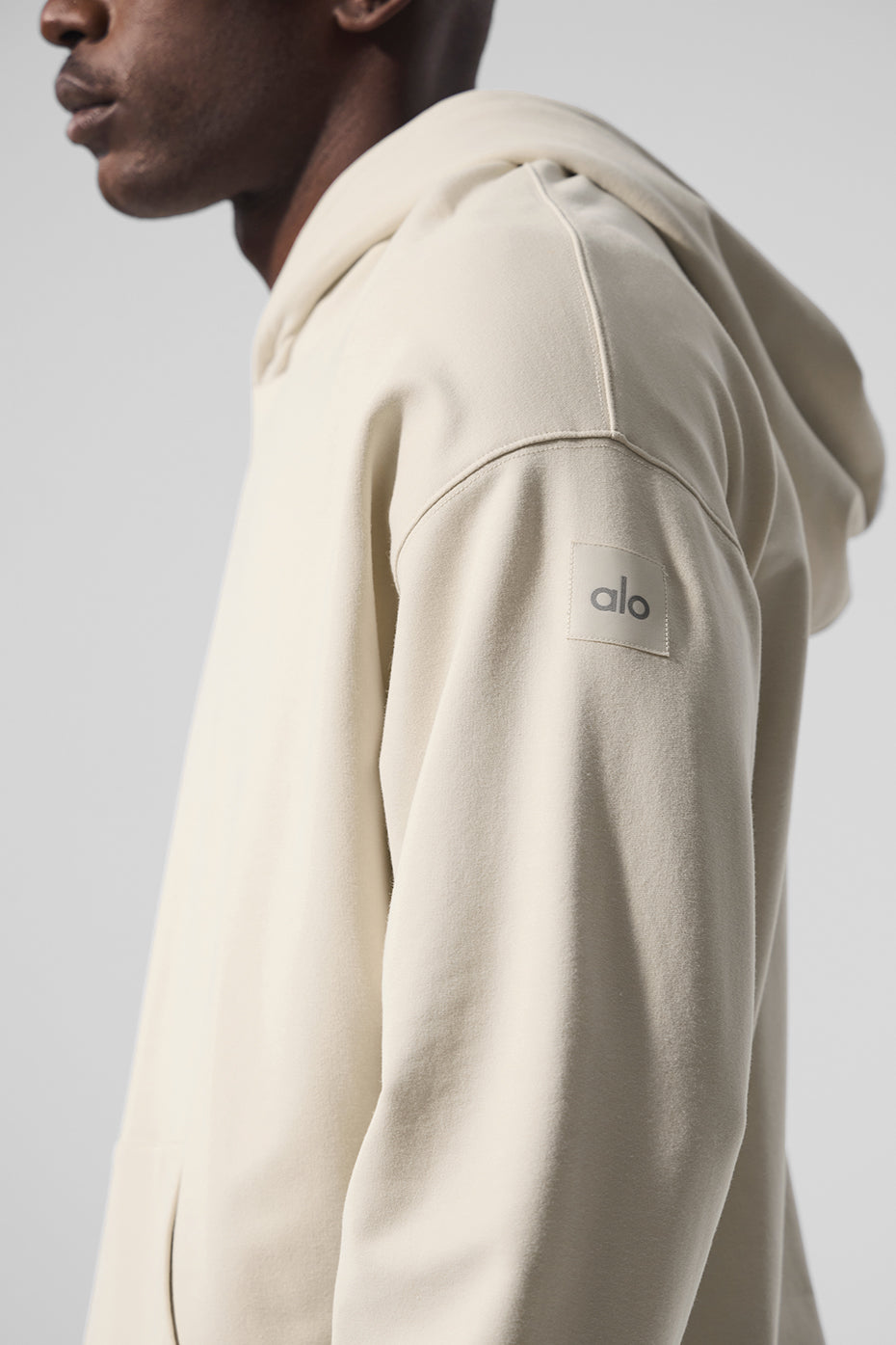 Sweat à capuche Double Take - Écru