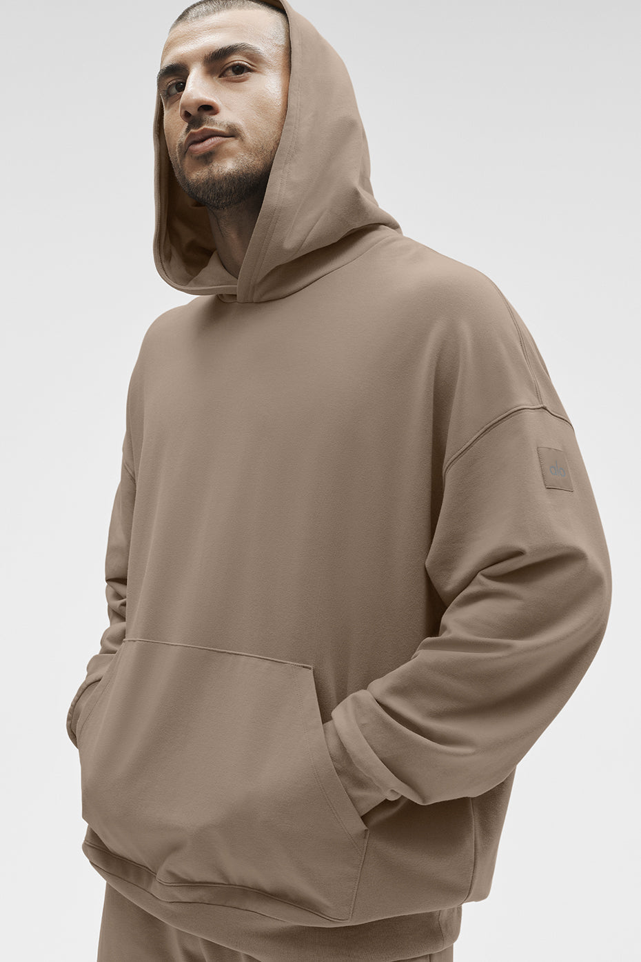 Sweat à capuche Double Take - Gravier