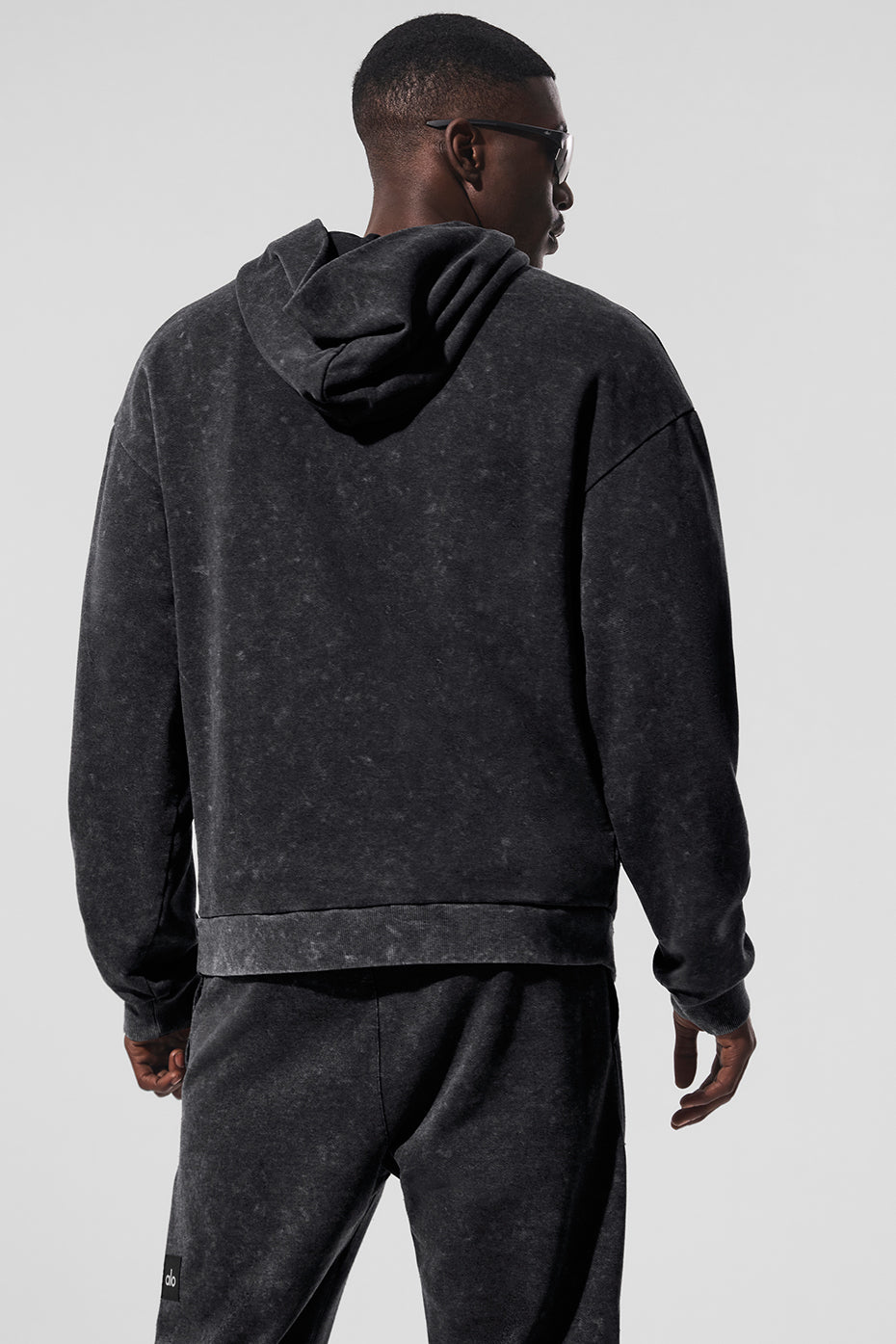 Sweat à capuche Chill à délavage vintage - Noir délavé