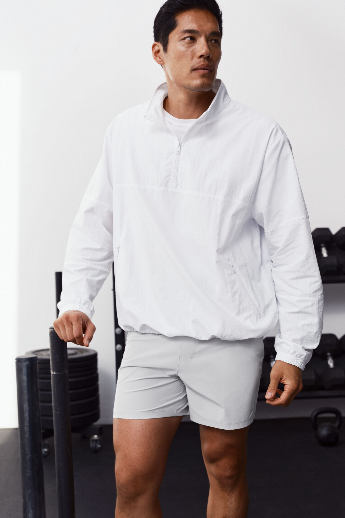 Pull de survêtement léger Takeaway - Blanc