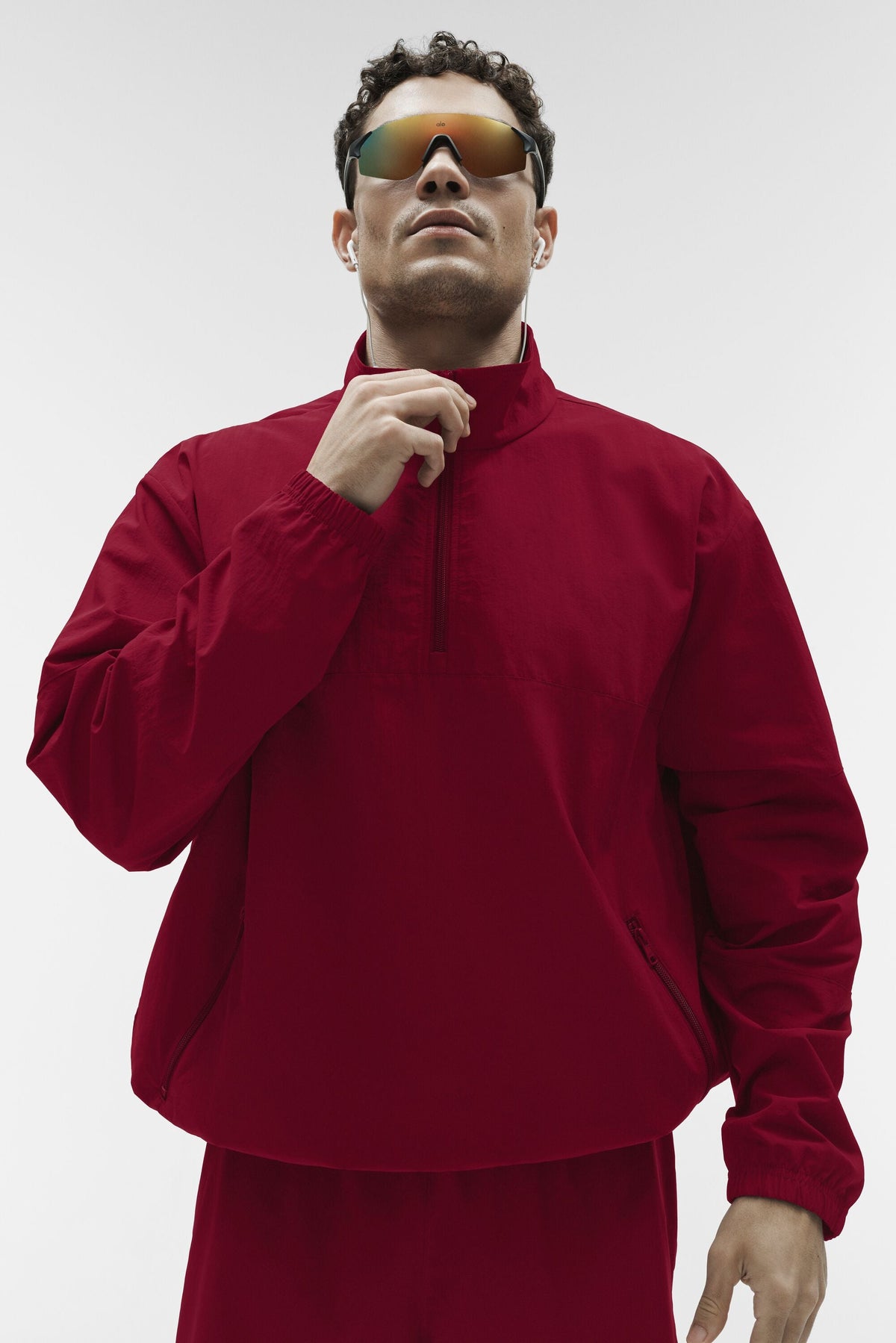 Pull de survêtement léger Takeaway - Grenat