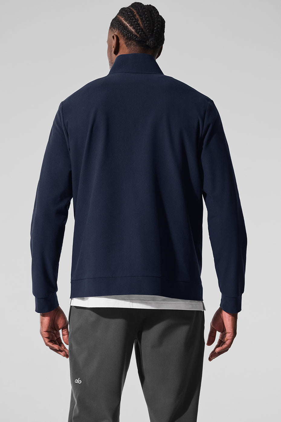 Veste entièrement zippée à col montant Conquer Max - Bleu marine