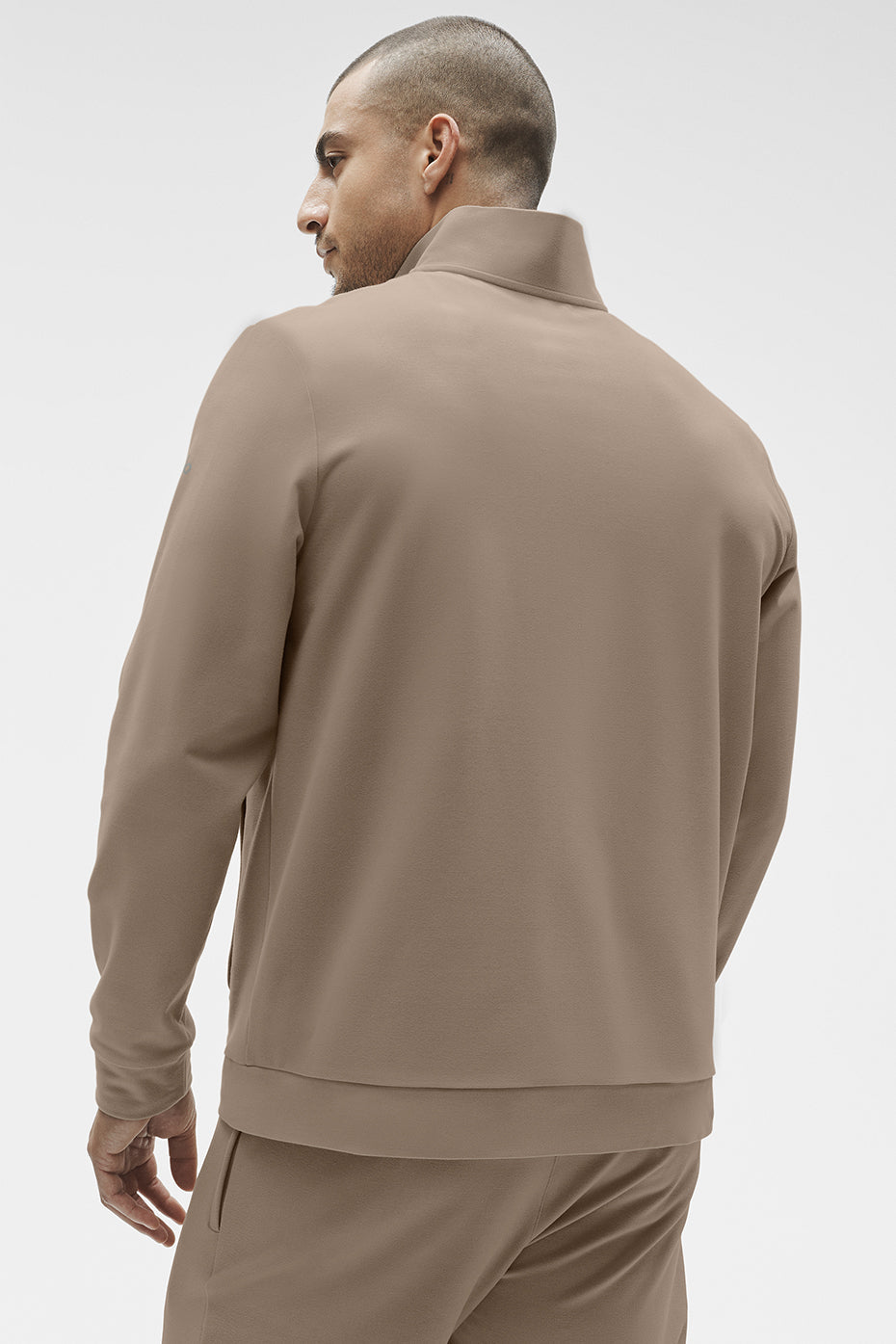Veste entièrement zippée à col montant Conquer Max - Gravier
