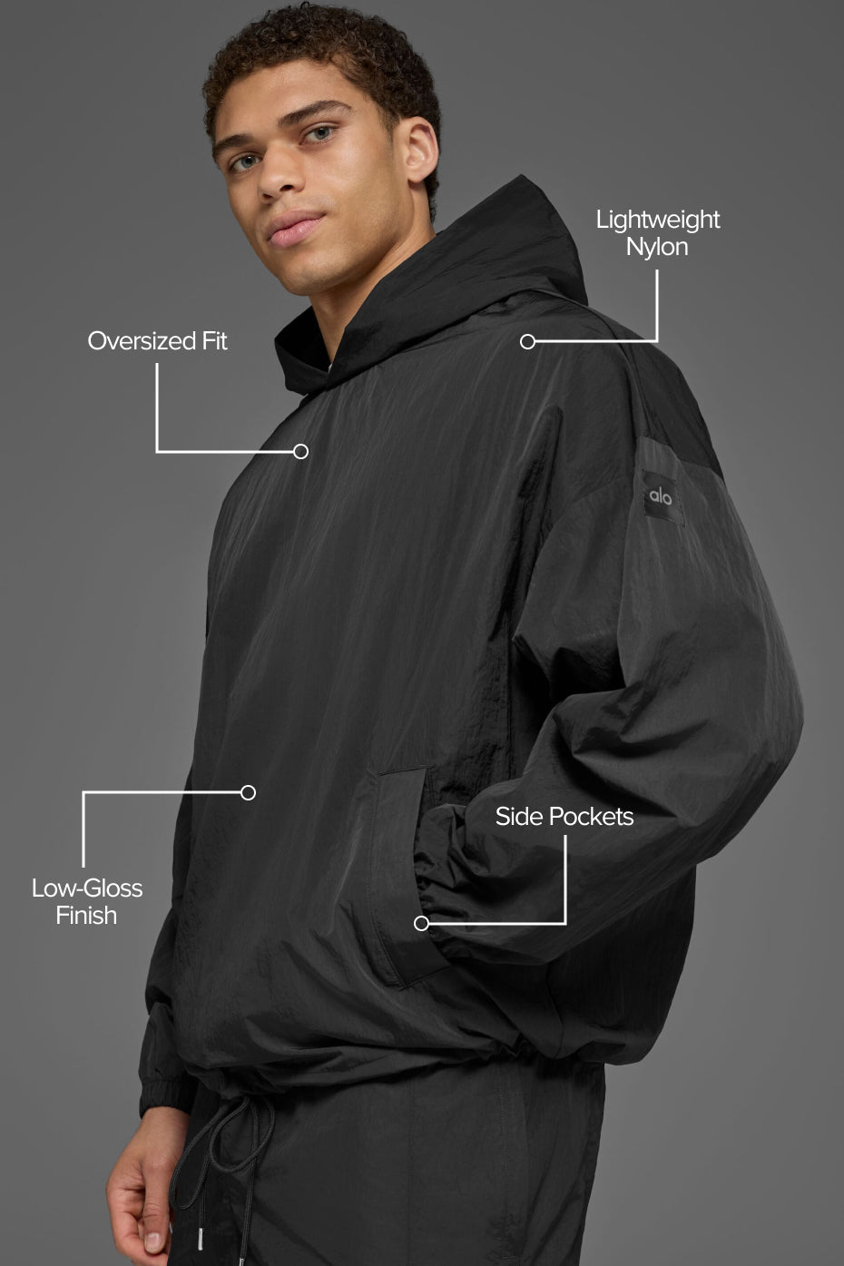 Pull à capuche Axis - Noir