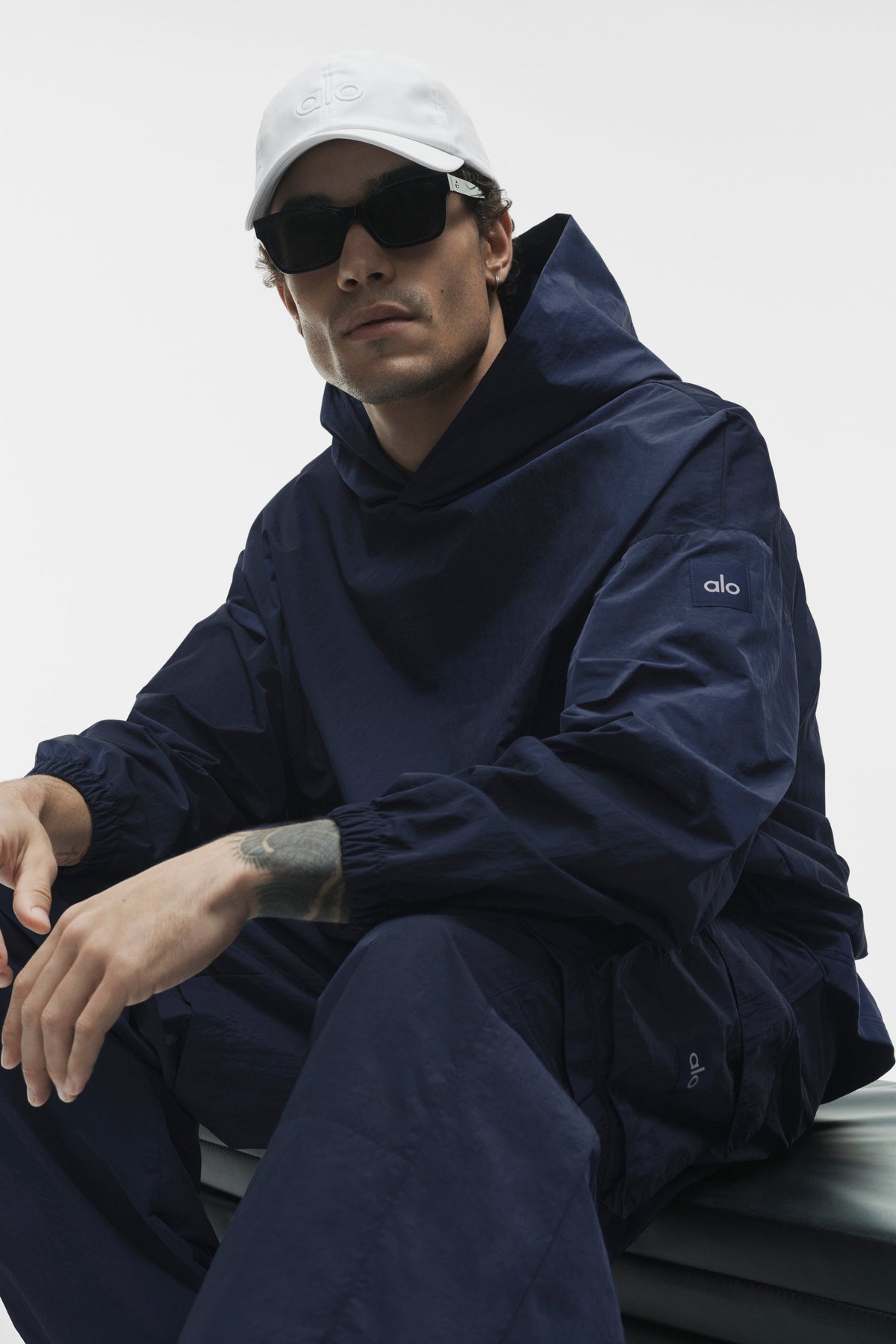 Pull à capuche Axis - Bleu marine