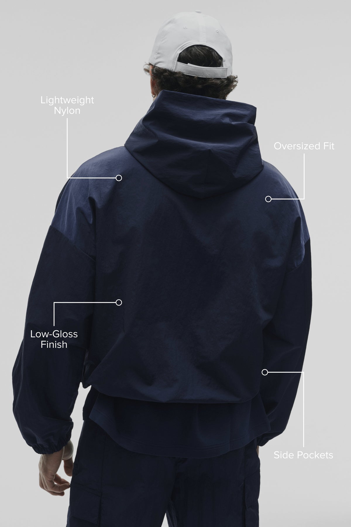 Pull à capuche Axis - Bleu marine