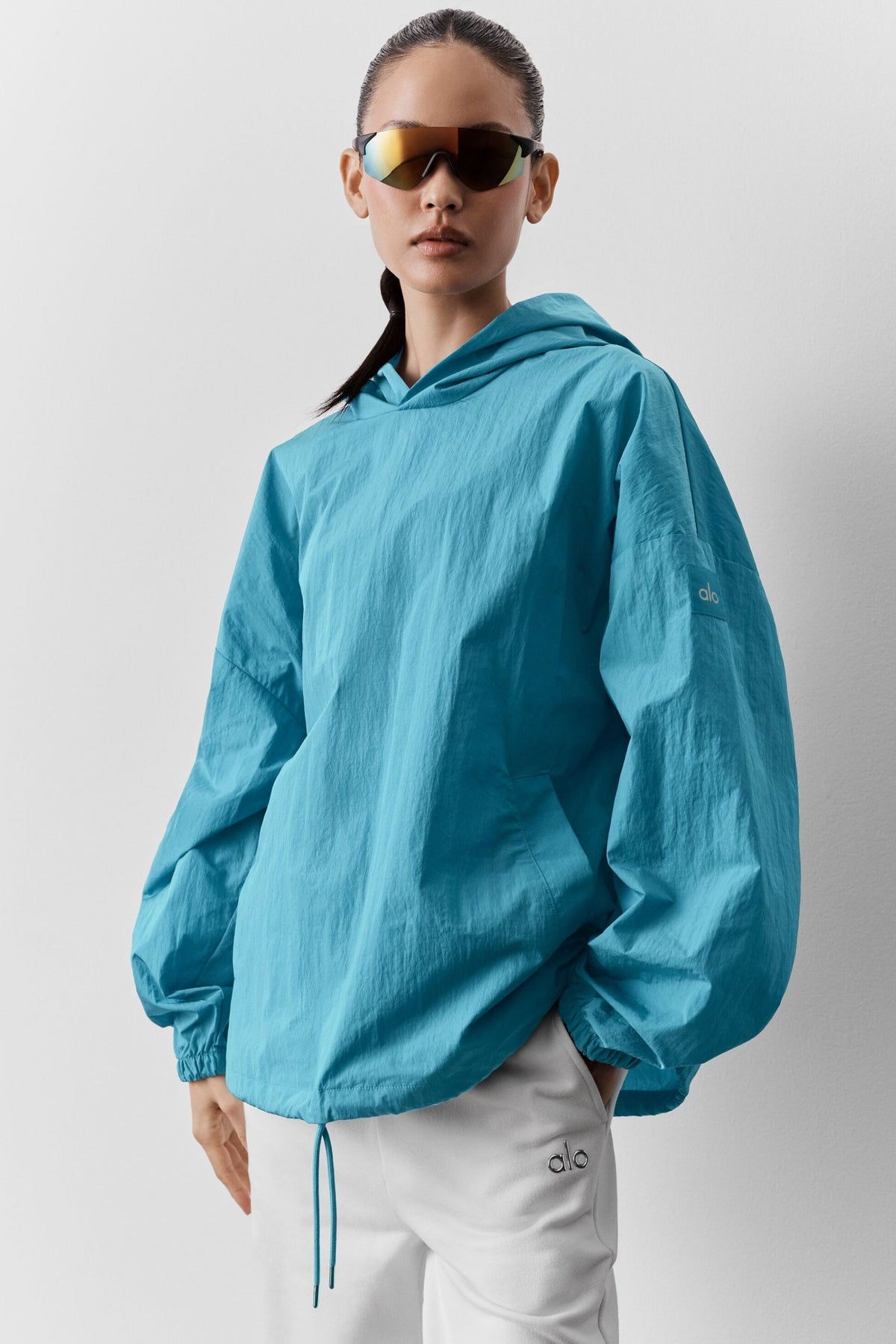 Pull à capuche Axis - Bleu brise