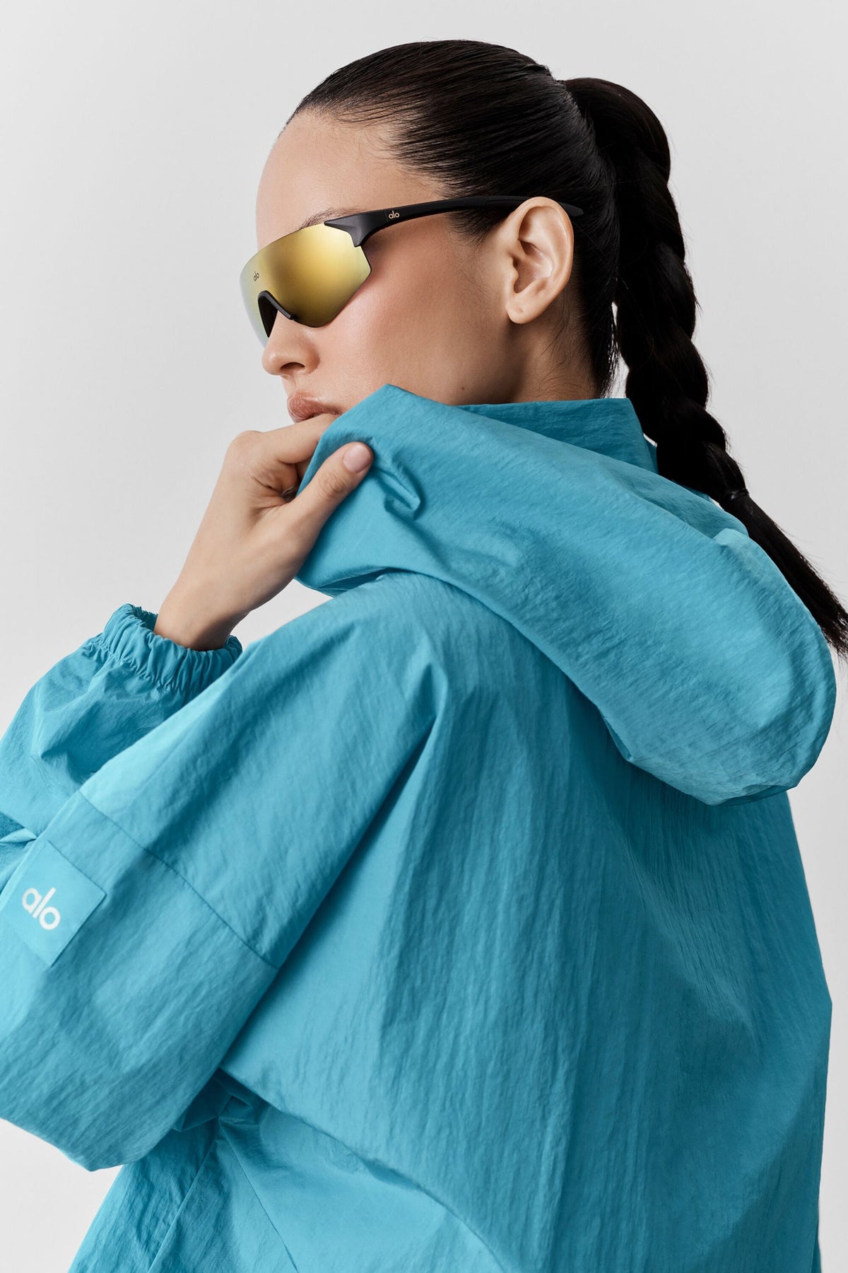 Pull à capuche Axis - Bleu brise