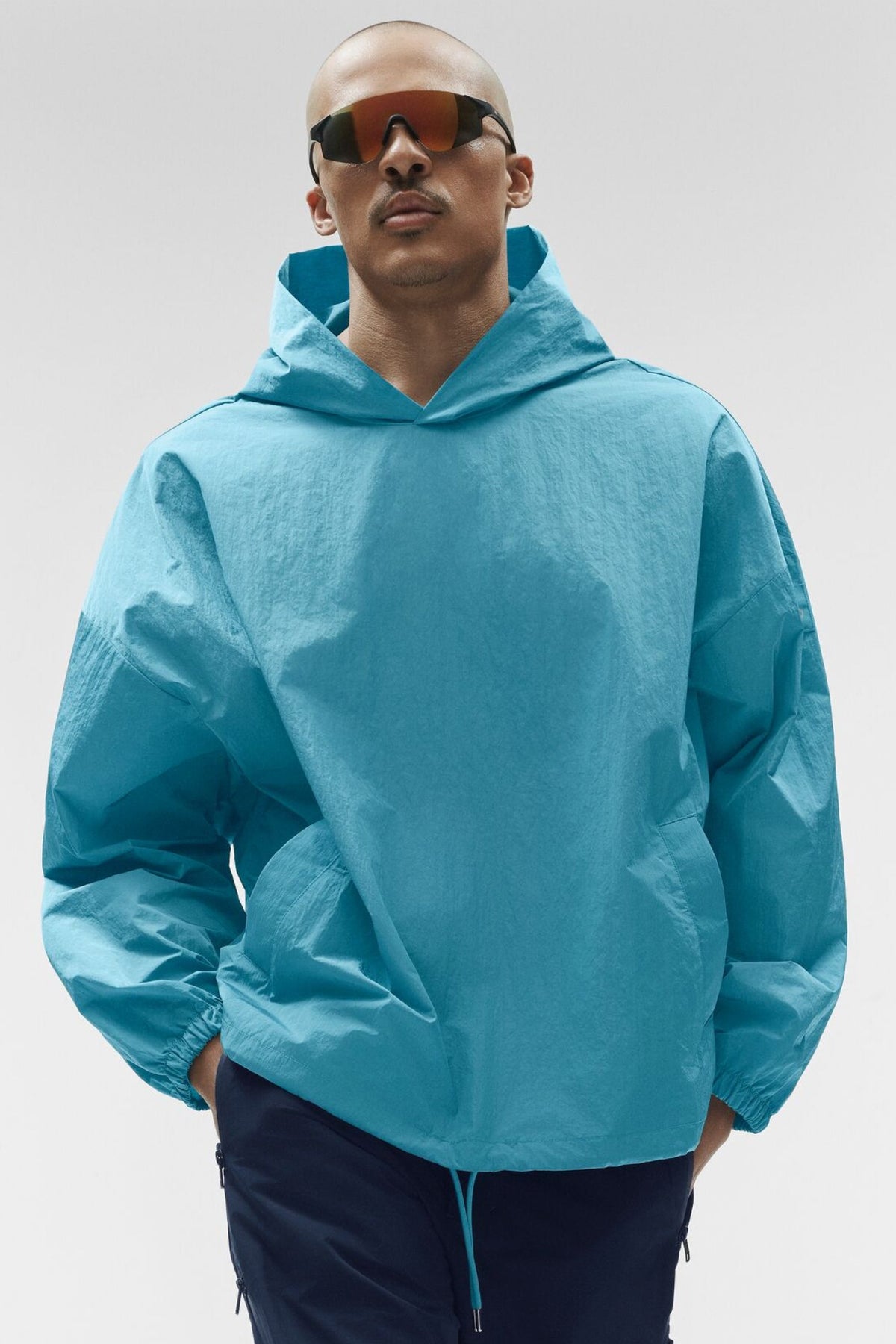 Pull à capuche Axis - Bleu brise