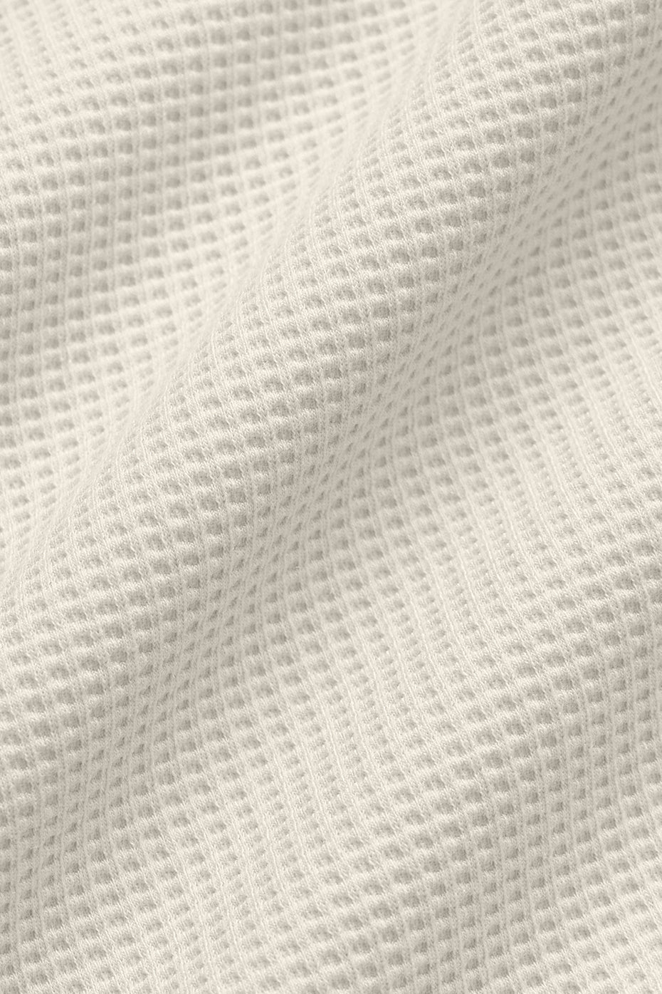 Sweat à capuche de détente gaufré - Écru