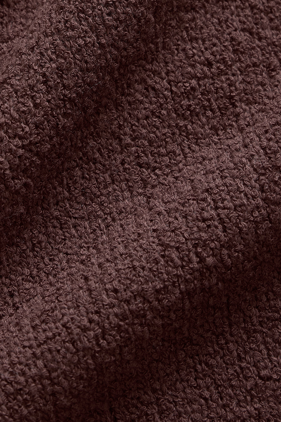 Sweat à capuche en maille texturée - Brun pierre