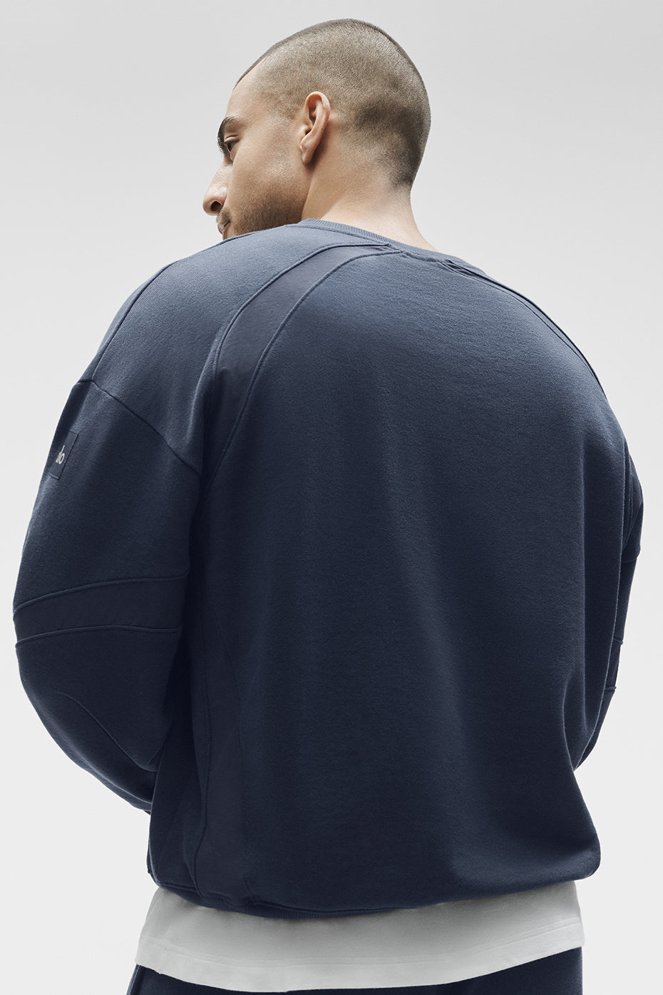 Sweat à col rond Field - Bleu marine