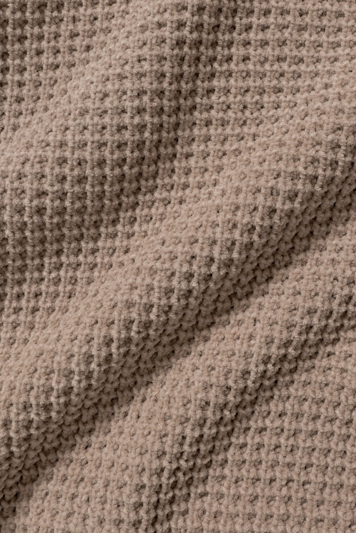 Sweat à capuche Edition en chenille gaufrée - Gravier