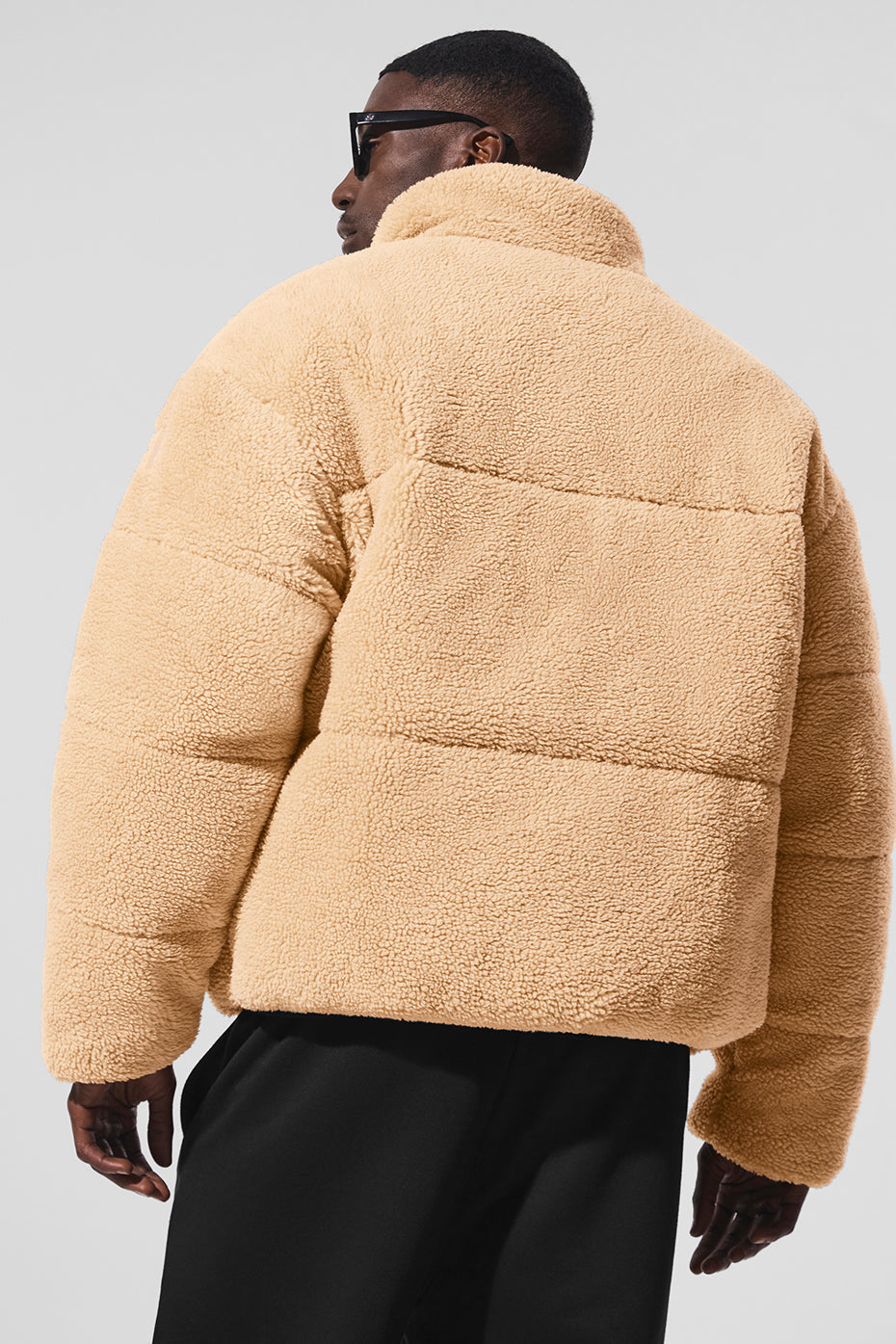 Doudoune Stage en polaire sherpa - Camel