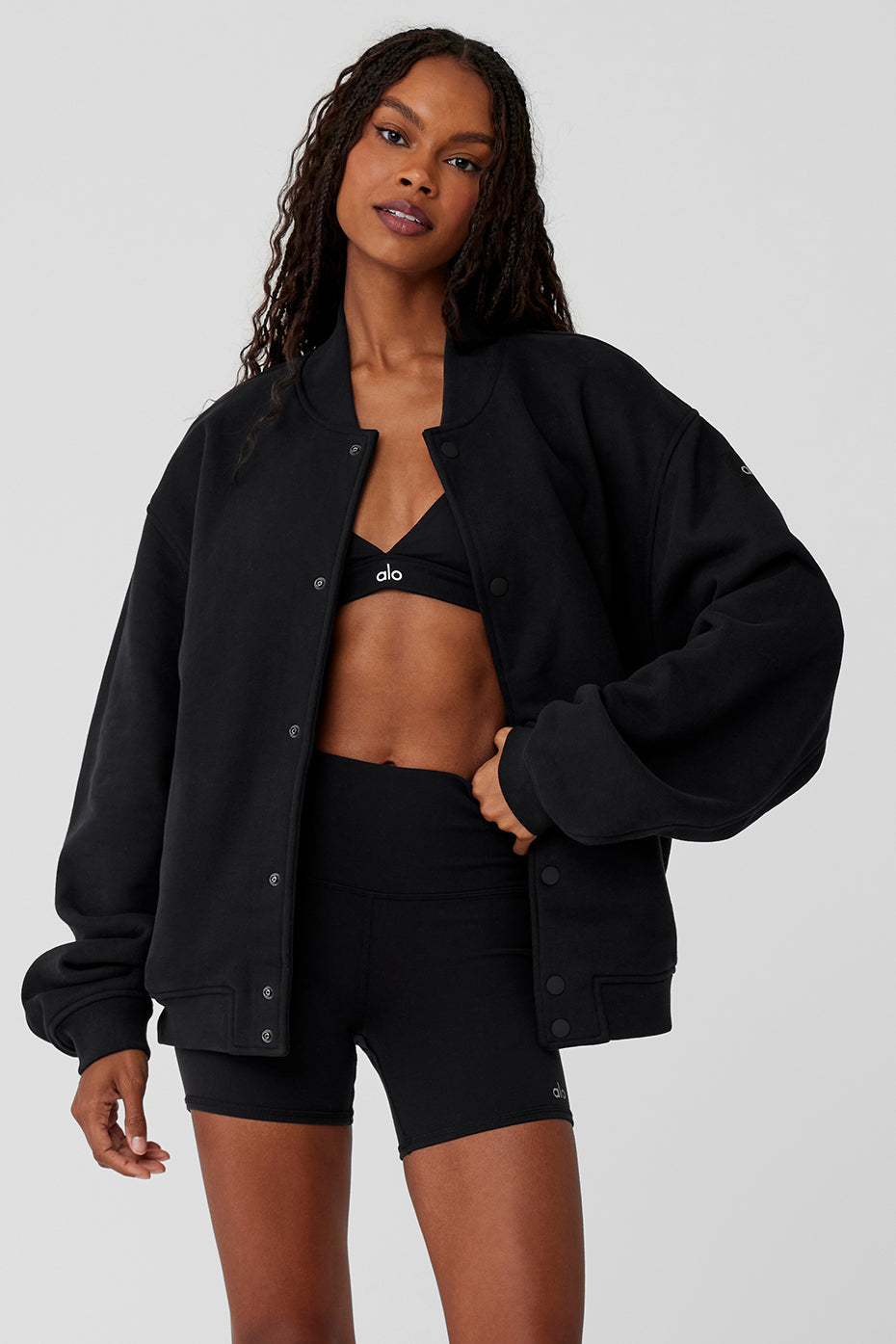 Veste universitaire Renown - Noir