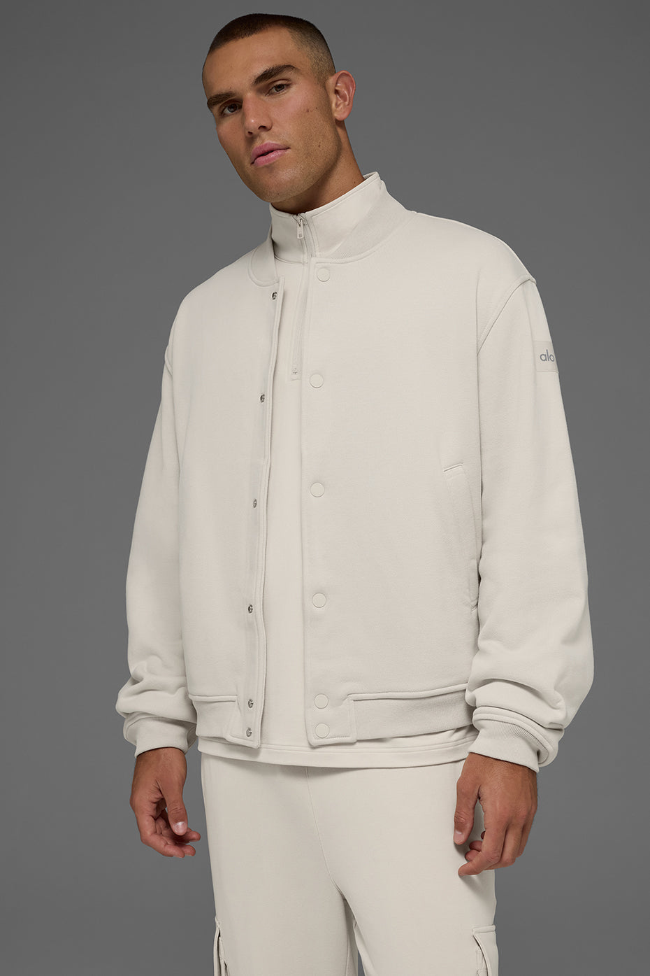 Veste universitaire Renown - Écru