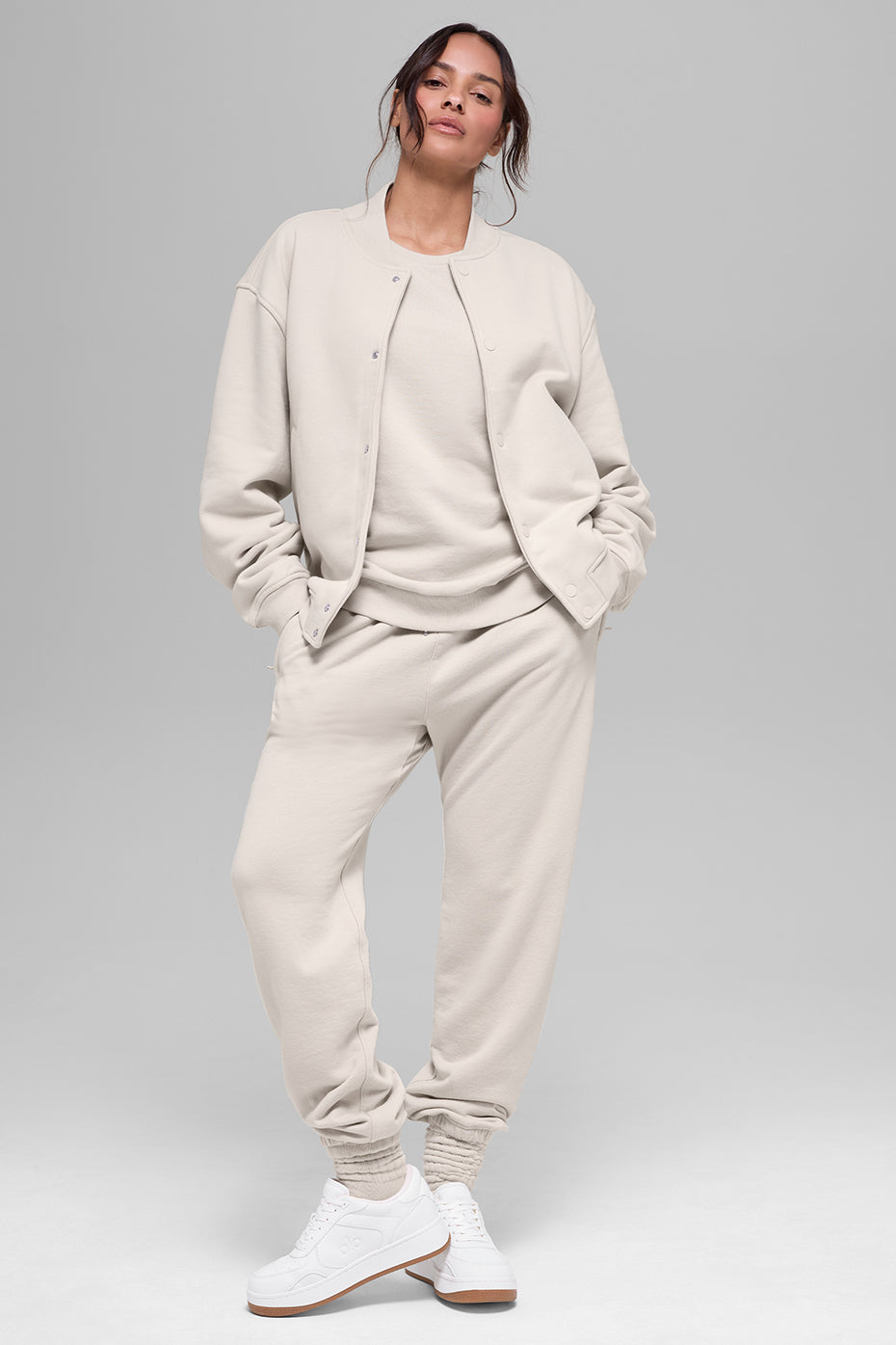 Veste universitaire Renown - Écru
