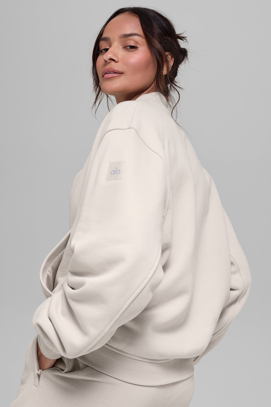 Veste universitaire Renown - Écru