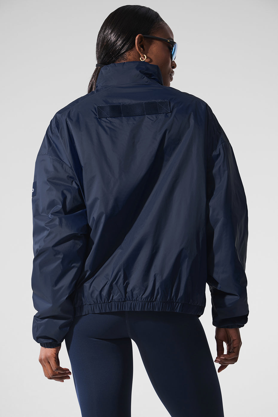 Veste à enfiler légère à demi-zip Latitude - Bleu marine